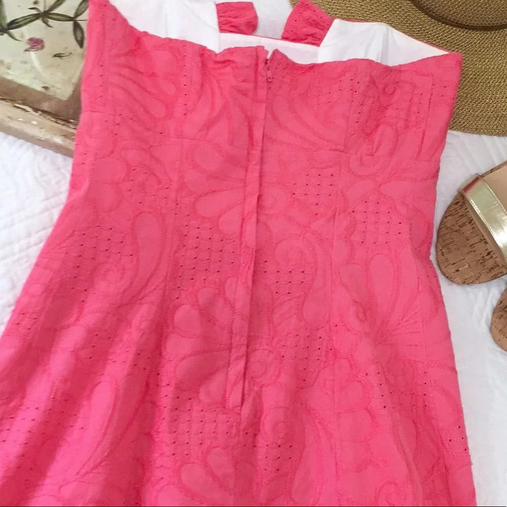 Lilly Pulitzer Frankie Dress in Pink Salmon - Picture 13 of 16